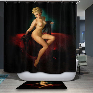 3D Retro Marilyn Monroe Curtain