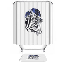 Load image into Gallery viewer, 3D Colorful Zebra Curtain