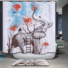 Load image into Gallery viewer, 3D Cartoon Elephant Curtain